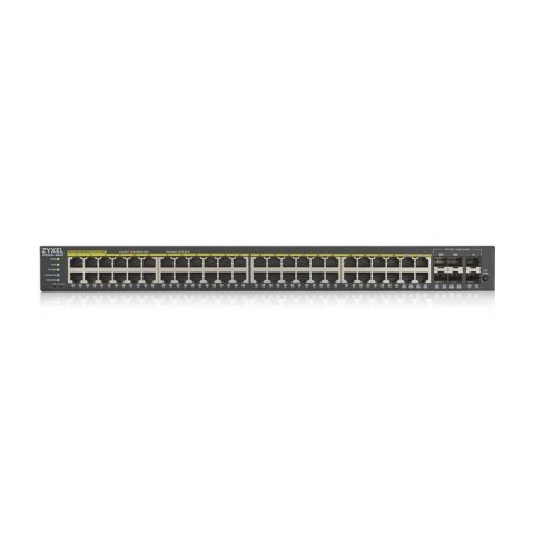 Zyxel GS1920-48HPV2 Zarządzany Gigabit Ethernet (10/100/1000) Obsługa PoE Czarny Zyxel