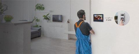 MONITOR WIDEODOMOFONU HIKVISION 2 WIRE DS-KH7300EY-WTE2(B) HIKVISION