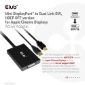 CLUB3D CAC-1130-A adapter kablowy 0,6 m DVI-D Czarny CLUB3D