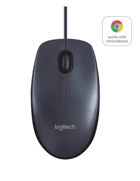 Logitech B100 myszka Oburęczny USB Typu-A Optyczny 800 DPI Logitech