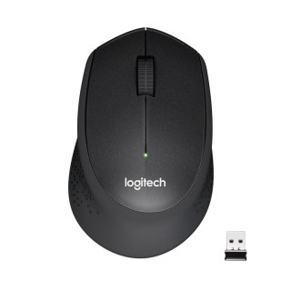 Logitech M330 Silent Plus myszka Po prawej stronie RF Wireless Mechaniczny 1000 DPI Logitech