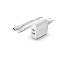 Belkin WCD001VF1MWH ładowarka do urządzeń przenośnych Biały Wewnętrzna Belkin