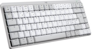 Logitech MX Mini Mechanical for Mac klawiatura Bluetooth QWERTY Duński, Fiński, Norweski, Szwecki Szary, Biały Logitech