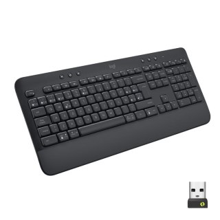 Logitech Signature K650 klawiatura Bluetooth QWERTY Hiszpański Grafitowy Logitech