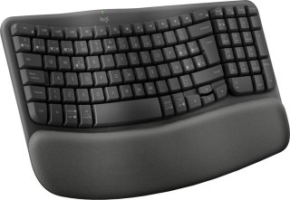 Logitech Wave Keys for Business klawiatura RF Wireless + Bluetooth QWERTZ Swiss Grafitowy Logitech