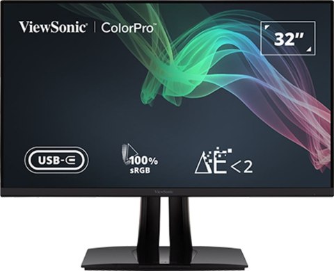 Viewsonic VP56 monitor komputerowy 81,3 cm (32") 3840 x 2160 px 4K Ultra HD LED Czarny Viewsonic