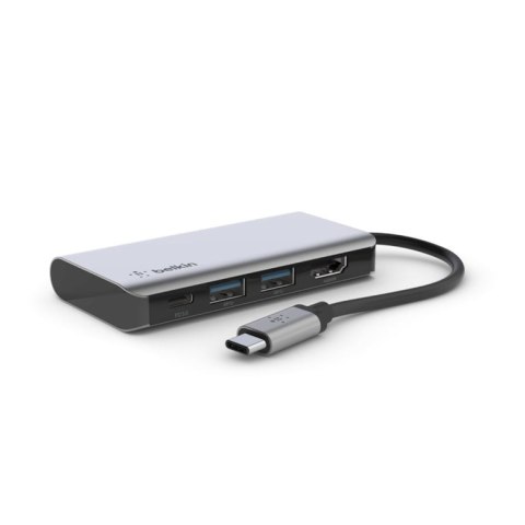 Belkin AVC006btSGY USB 3.2 Gen 1 (3.1 Gen 1) Type-C 5000 Mbit/s Srebrny Belkin