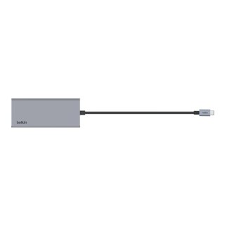 Belkin INC009BTSGY huby i koncentratory USB Type-C 10000 Mbit/s Srebrny Belkin