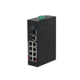 Dahua Technology PFS3110-8ET-96-V2 Nie zarządzany Fast Ethernet (10/100) Obsługa PoE 10U Czarny Dahua Technology