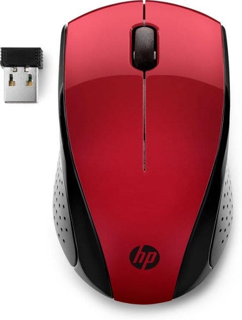 HP Mysz bezprzewodowa 220 (czerwona) HP