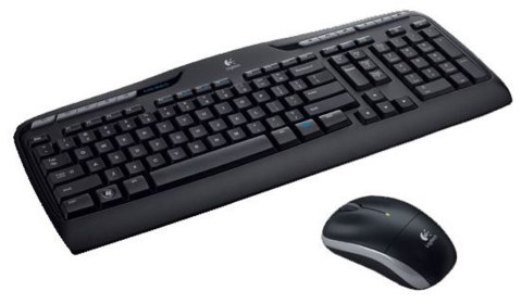 Logitech Wireless Combo MK330 klawiatura Dołączona myszka RF Wireless QWERTY Angielski Czarny Logitech