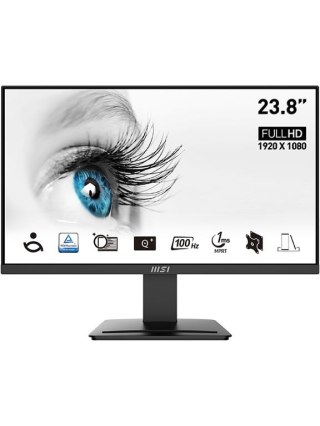 MSI Pro MP2412 monitor komputerowy 60,5 cm (23.8") 1920 x 1080 px Full HD LCD Czarny MSI