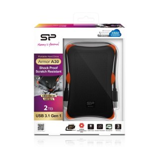 Silicon Power Armor A30 zewnętrzny dysk twarde 2 TB Czarny Silicon Power