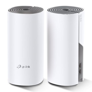 TP-Link Deco E4 (2-pack) Dual-band (2.4 GHz/5 GHz) Wi-Fi 5 (802.11ac) Biały, Szary Wewnętrzne TP-Link