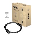 CLUB3D USB Type-C Cable M/M 0.8Meter Active PD ~100Watt 4K60Hz CLUB3D