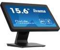 Iiyama ProLite T1633MSC-B1 monitor komputerowy 39,6 cm (15.6") 1920 x 1080 px Full HD LCD Ekran dotykowy Czarny Iiyama