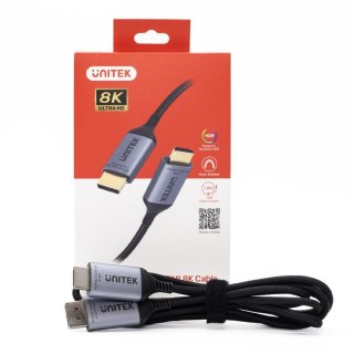 Unitek Kabel DisplayPort 1.4 do HDMI 2.1, 8K, 1,8m UNITEK