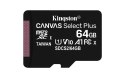 Kingston Technology Canvas Select Plus 64 GB MicroSDXC UHS-I Klasa 10 Kingston Technology