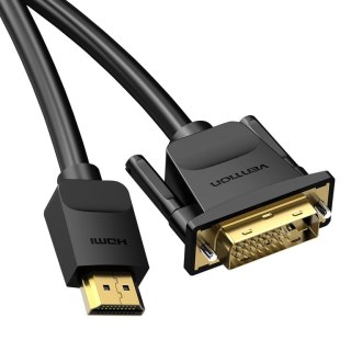 Vention ABFBH adapter kablowy 2 m HDMI Typu A (Standard) DVI-D Czarny Vention