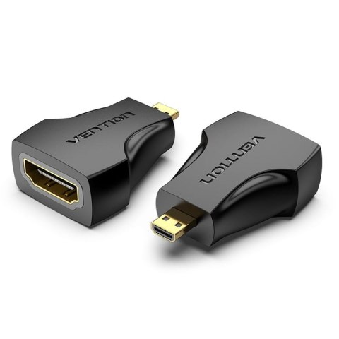 Vention AITB0 zmieniacz płci / kabli Micro HDMI HDMI Czarny Vention