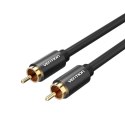 Vention VAB-R09-B200 kabel audio 2 m RCA Czarny Vention