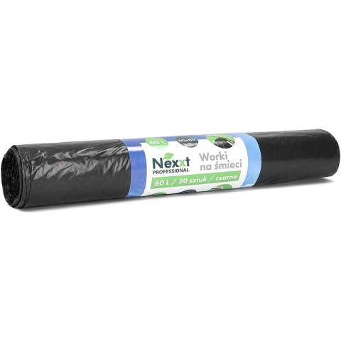 NEXXT Worki na śmieci Nexxt 60L LDPE czarne (20)