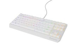 GENESIS Thor 230 TKL klawiatura Gaming USB QWERTY US English Biały GENESIS