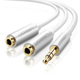 Ugreen 10780 kabel audio 0,2 m 3.5mm 2 x 3.5mm Biały Ugreen