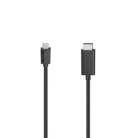 Hama 00200717 adapter kablowy 1,5 m USB Type-C DisplayPort Czarny Hama