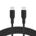 Belkin CAB014bt3MBK kabel USB 3 m USB 2.0 USB C Czarny Belkin