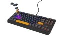 GENESIS THOR 230 TKL klawiatura Gaming USB QWERTY Amerykański międzynarodowy Niebieski, Szary, Żółty GENESIS