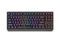 GENESIS Thor 230 TKL klawiatura Gaming USB + RF Wireless + Bluetooth QWERTY US English Szary GENESIS