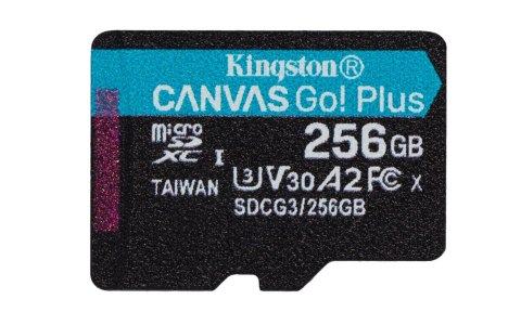 Kingston Technology Canvas Go! Plus 256 GB MicroSD UHS-I Klasa 10 Kingston Technology