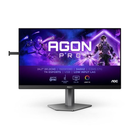 AOC AGON PRO AG246FK monitor komputerowy 61,2 cm (24.1") 1920 x 1080 px Full HD LCD Czarny AOC