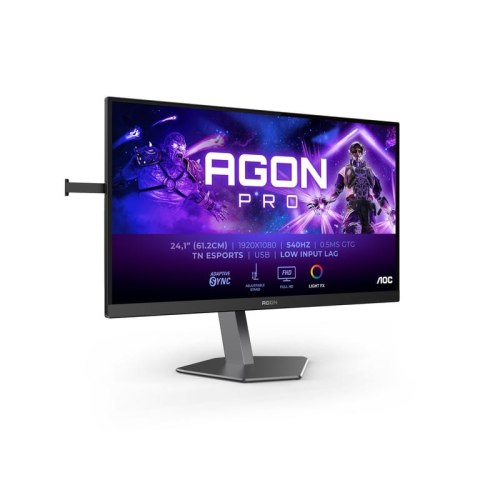 AOC AGON PRO AG246FK monitor komputerowy 61,2 cm (24.1") 1920 x 1080 px Full HD LCD Czarny AOC