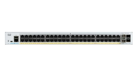 Cisco Catalyst C1000-48FP-4X-L łącza sieciowe Zarządzany L2 Gigabit Ethernet (10/100/1000) Obsługa PoE Szary Cisco