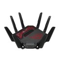 ASUS ROG Rapture GT-BE19000 router bezprzewodowy Multi-Gigabit Ethernet Trójpasmowy (2,4 GHz / 5 GHz / 6 GHz) Czarny, Czerwony ASUS