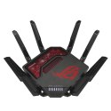 ASUS ROG Rapture GT-BE19000 router bezprzewodowy Multi-Gigabit Ethernet Trójpasmowy (2,4 GHz / 5 GHz / 6 GHz) Czarny, Czerwony ASUS