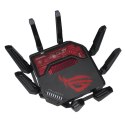 ASUS ROG Rapture GT-BE19000 router bezprzewodowy Multi-Gigabit Ethernet Trójpasmowy (2,4 GHz / 5 GHz / 6 GHz) Czarny, Czerwony ASUS