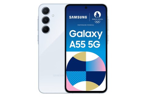 Samsung Galaxy A55 5G 16,8 cm (6.6") Hybrid Dual SIM Android 14 USB Type-C 8 GB 256 GB 5000 mAh Niebieski Samsung