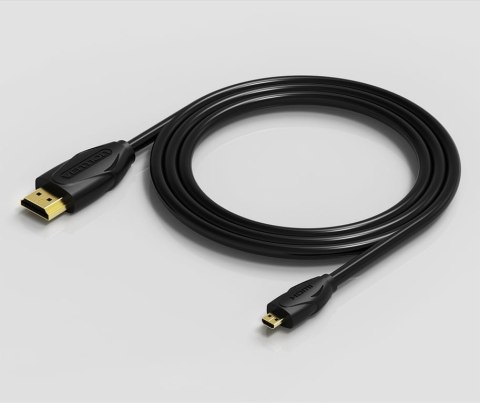 Vention VAA-D03-B300 kabel HDMI 1 m HDMI Typu D (Micro) HDMI Typu A (Standard) Czarny Vention