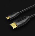 Vention VAA-D03-B300 kabel HDMI 1 m HDMI Typu D (Micro) HDMI Typu A (Standard) Czarny Vention