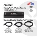 CLUB3D DP 1.4 4K120HZ HDR ACTIVE REPEATER F/F displayport Czarny CLUB3D