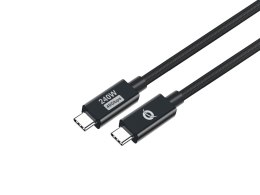 Conceptronic ETTA04B12 kabel USB USB4 Gen 3x2 1,2 m USB C Czarny Conceptronic