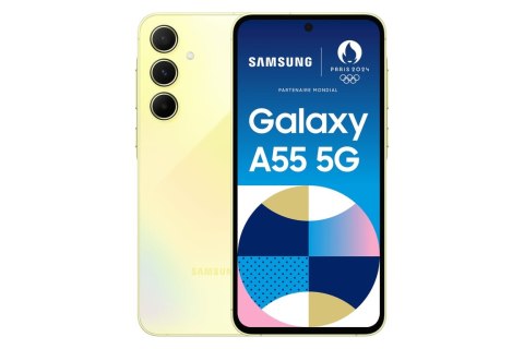 Samsung Galaxy A55 5G 16,8 cm (6.6") Hybrid Dual SIM Android 14 USB Type-C 8 GB 128 GB 5000 mAh Żółty Samsung