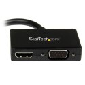 StarTech MDP2HDVGA adapter kablowy 0,15 m Czarny StarTech.com