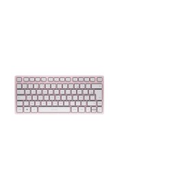 CHERRY KW 7100 MINI BT klawiatura Uniwersalne Bluetooth AZERTY Francuski Różowy CHERRY