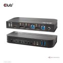 CLUB3D CSV-7210 przełącznik KVM Czarny CLUB3D