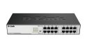 D-Link DGS-1016D łącza sieciowe Nie zarządzany Gigabit Ethernet (10/100/1000) 1U Czarny, Srebrny D-Link