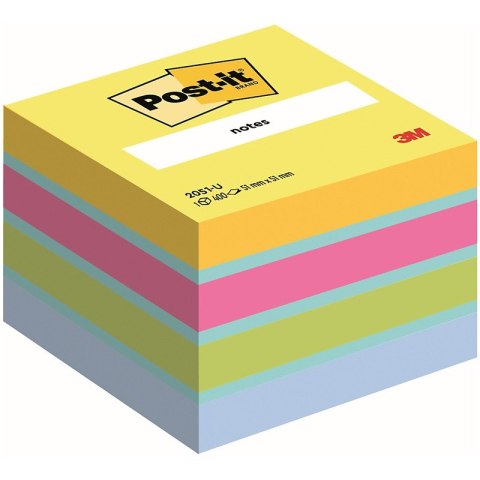 Post-it Karteczki Post-it 51x51mm (2051-U) mix kolorów (400)